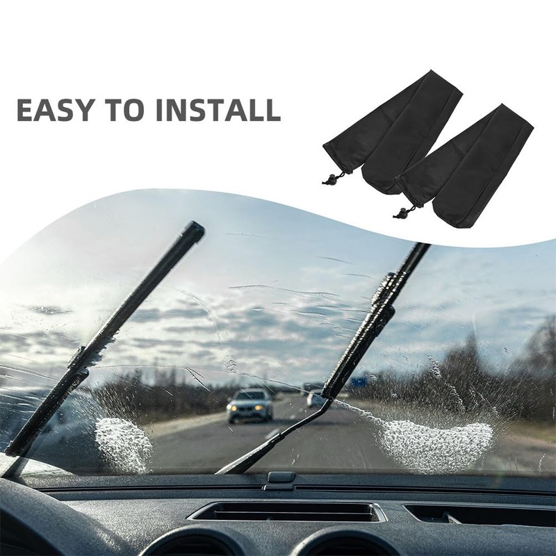 ULTECHNOVO 2 Pair Car Windshield Wiper Covers, 27in Car Wiper