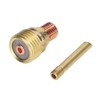 4Pcs TIG Welding Accessory Set Ceramic Nozzle 2.4mm Gas Lens