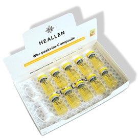 Skin Shop Whitening Blemish Removal Vitamin C Ampoule Hillen Aesthetic Peak Vita Sea Ampoule 5ml x 10 / 피부샵 미백 잡티제거 비타민C 앰플 힐렌 에스테틱 피크 비타 씨앰플 5ml x10개