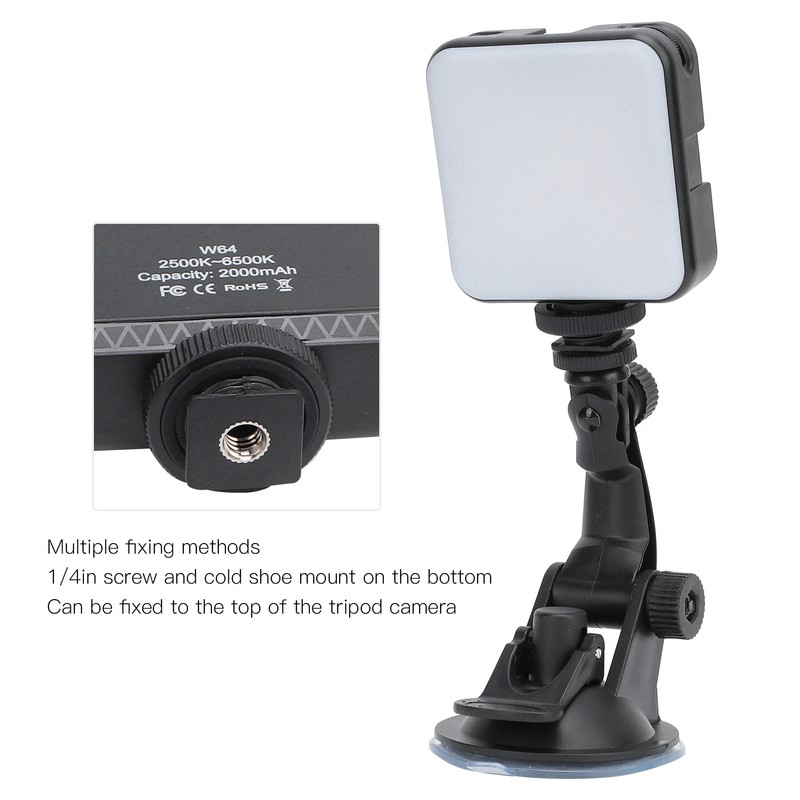 W64 Video Conference Lighting Adjustable Fill Light Camera Computer Live