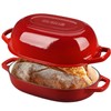 EDGING CASTING Enameled Cast Iron Dutch Oven Pot with Lid,