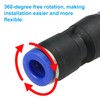 PATIKIL 20pcs 6mm Push To Connect Fitting Plastic Airline Hose