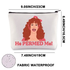 Phyllis Nefler Makeup Bag Phyllis Nefler Gifts Beverly Hills Gifts He Permed Me Gifts Beverly Hills Zipper Pouch, He Me! Great Britain