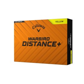Warbird Yellow Golf Balls Pack of 12 Long Distance Durable Performance