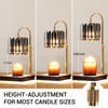 Yuichoy Candle Warmer Lamp with Timer, Dimmable Electric Candle Wamer