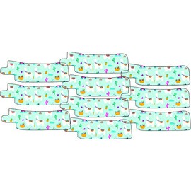 Nasogastric or Oxygen Tube precut Adhesive Tape Party Llama Theme x 10 Pack. (Left Side)