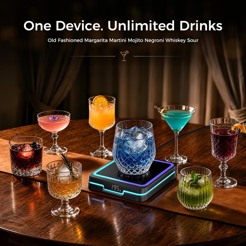 KAVAZ Smart Cocktail Maker – LED Guided Cocktail Mixing Device