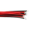 uxcell 10Pcs 5mm Pre Wired LED, Fast Flashing DC3-6V Clear