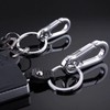 LeTradeJP Titanium Alloy Small Key Chain Key Ring Rust Proof