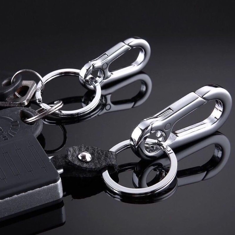 LeTradeJP Titanium Alloy Small Key Chain Key Ring Rust Proof