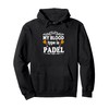 My Blood Type Is Padel Paddle Tennis Racket Pullover Hoodie