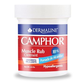 DERMALINE Camphor Ointment 2.5 Oz