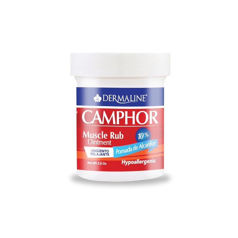 DERMALINE Camphor Ointment 2.5 Oz