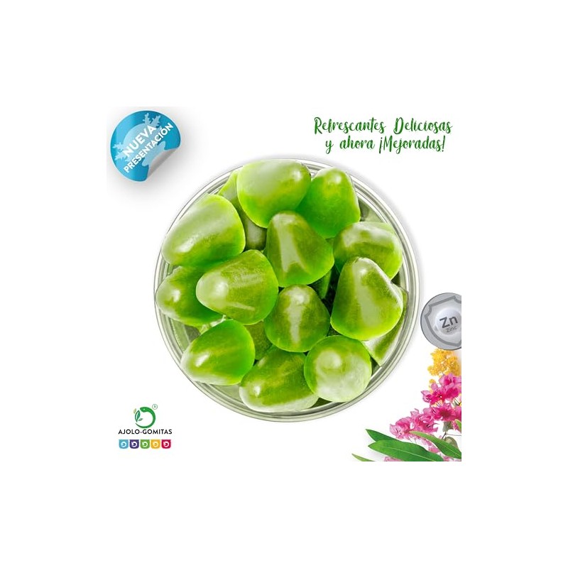 Gomitas Ajologomitas Eucalipto Menta con Vitaminas A D & C
