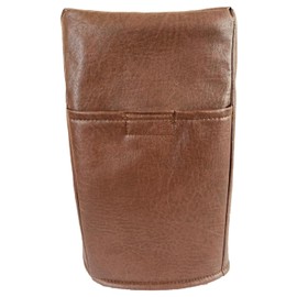 Protect'em Dust Covers Brown Faux Leather Cover with a Pocket & Flap for Marshall Code 50, Amp-Code50-faux-brn-flpk