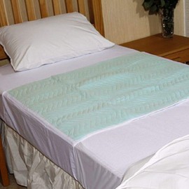 Community 75 x 90 cms, 29½"x 35½", with Wings, 3L Washable Waterproof Absorbent Bed Pad Single Bed, Twin Pack