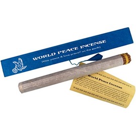 GURU SHOP Incense Sticks World Peace Incense, Blue, 25 x 3 x 3 cm, Incense Sticks from Tibet, Nepal