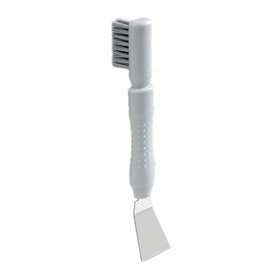 Cooktop Scraper | Kitchen Stainless Steel Scraper Stove Cleaning Brush - Putty Cleaning Scraper Brush with Anti-Slip Grip for Tabletop, Sinks, Faucets