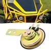 Aynaxcol 12V Motorbike Electric Horn, 105DB Round Loud Speaker Horn,