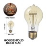 Jslinter 6-Pack Edison Light Bulb 60 Watt, Dimmable A19 Antique