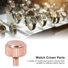 5pcs Professional Watch Crown Steel Wrist Watch Parts Watchmaker Repairing