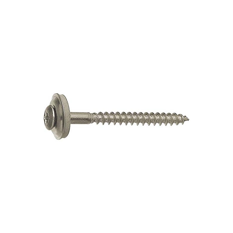 Wood Screws with Washers TX20 A2 KP-100