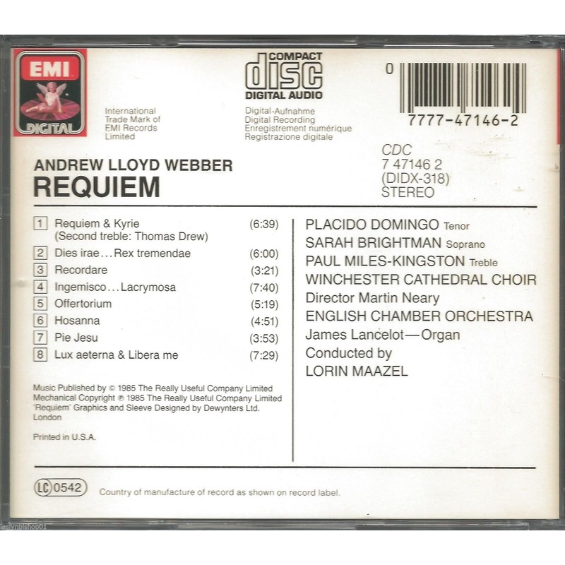 Lloyd Webber: Requiem