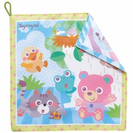 Toyroyal Gashagasha Towel (Washable / Rattle), Clean, Durable (Easy to Grip/Light), Baby