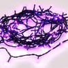 240 LED Fairy Light Chain Dark Green Cable - 7