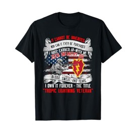 25th Infantry Division 25 ID Tropic Lightning Division T-Shirt
