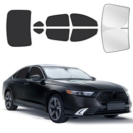for Honda Accord 2023-2025 Car Window Shades, 8pcs Privacy Sun Shade Set for Front Windshield Side and Rear Windows, Full Window Covers Keeps Vehicle Cool for Camping Napping