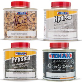 Tenax Granite Sealer, Marble Sealer, Stone Sealer & Concrete Sealer - Variety 4 Piece Mini Sample Set