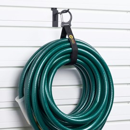 Wrap-It Storage Quick Clips - 20" (3-Pack) Black - Hose Organizer Straps with a Clip to use as an Extension Cord Organizer or RV Hose Storage