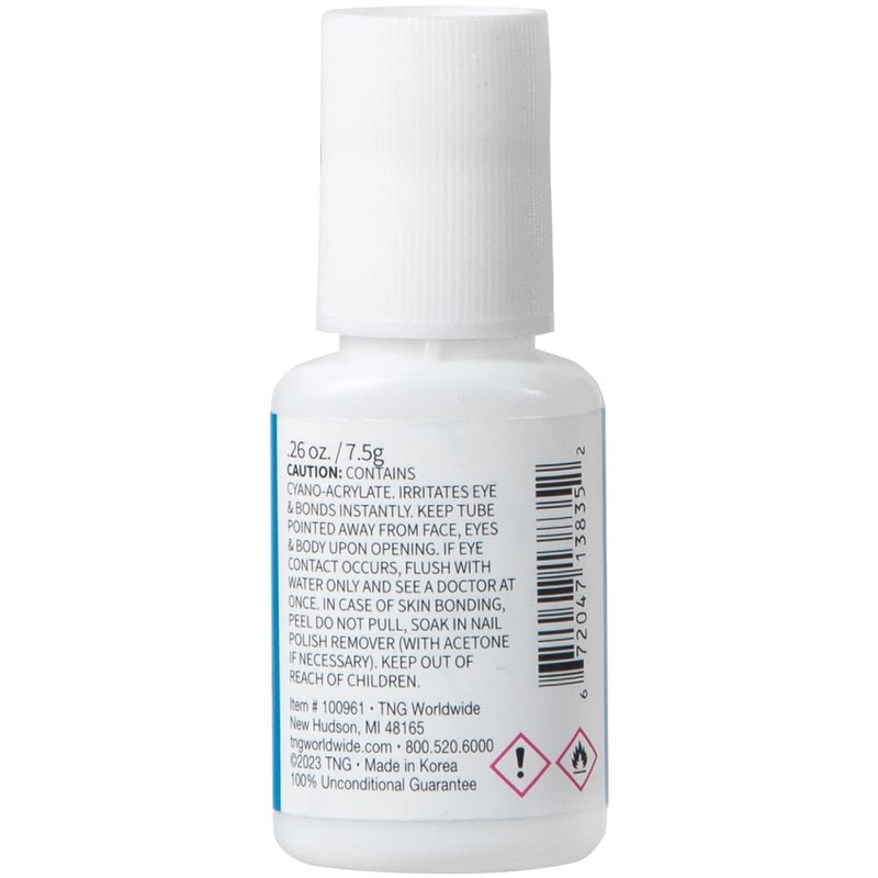 ForPro Professional Collection ForPro X-Factor Brush-On Nail Glue, Long-Lasting, Quick-Drying