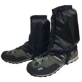 SEKIDAR Gator Waterproof Climbing Spats Shot Gaiter Rain Spats Leg Cover Lightweight Mud Guard Sandproof Breathable Rain Snow Weather Fishing Trekking Outdoor Leg Cover Unisex Black