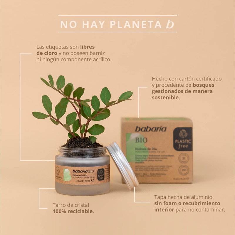 Crema Facial Hidratante Dia Organic 50 ml