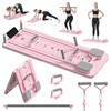 JANUA Pilates Board - Pilates Reformer Set, Multi-Purpose Foldable Pilates
