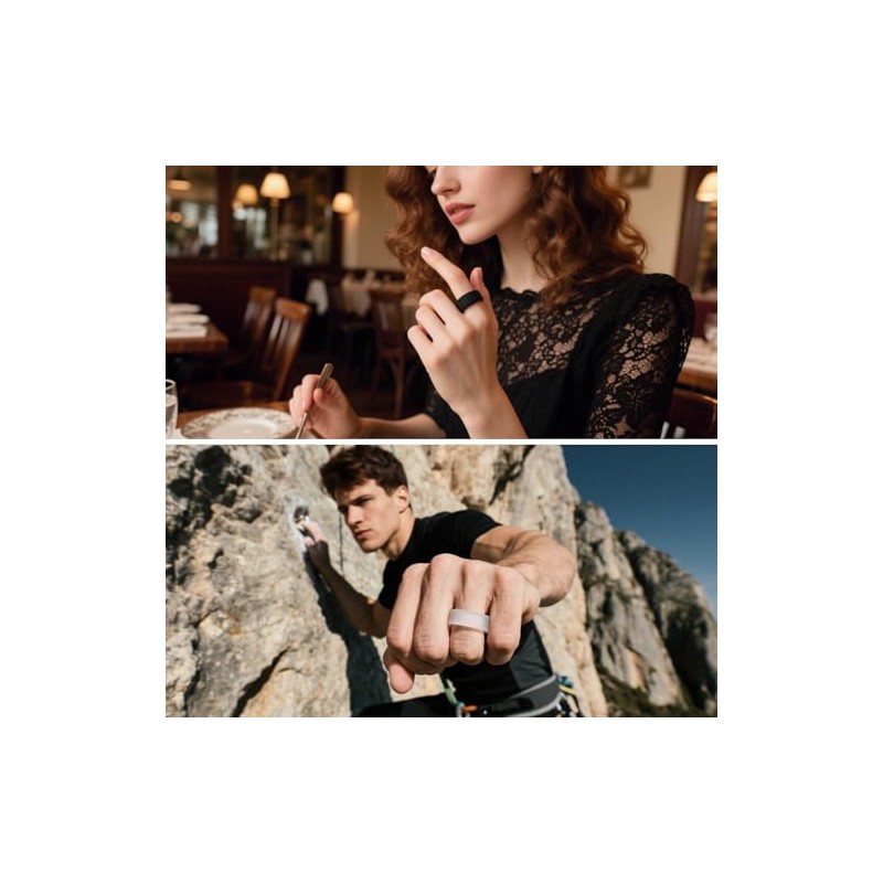 Ultra-Thin Silicone Cover for Oura Ring - 4 Pack