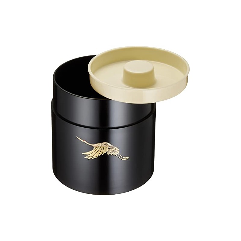 Nakatani Bros 33-4818 Yamanaka Lacquer Tea Bottle Ombre Akei Crane