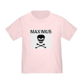 CafePress Maximus (Skull Pirate) Toddler T Shirt Toddler Graphic Tee, 100% Cotton