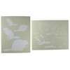 Beaver Stencils - 2 Pc Set - 8 X 10