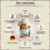 Organic Curcuma Capsules 365x with 700 mg Curcuma from Controlled