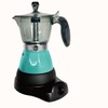 Bene Casa Teal Portable Electric Espresso Maker/Cafetera, 1-3 Cups/Shots (1,
