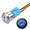 DMWD 19mm Raised Speaker Horn Momentary Push Button Switch 3/4"
