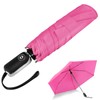 LEAGERA Automatic Umbrella -Collapsible Pocket Flat Umbrella for Travel -