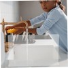 LABRIMP 2pcs Bathtub Shower PVC Shower Water Barrier Tool Install