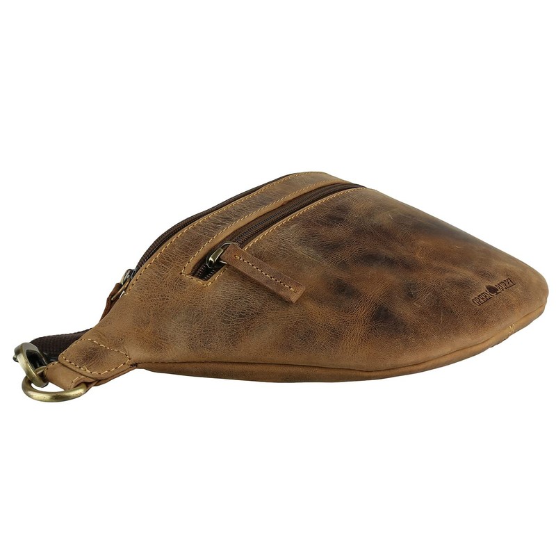 Greenburry Vintage Belt Bag Leather 22 cm, brown, Casual