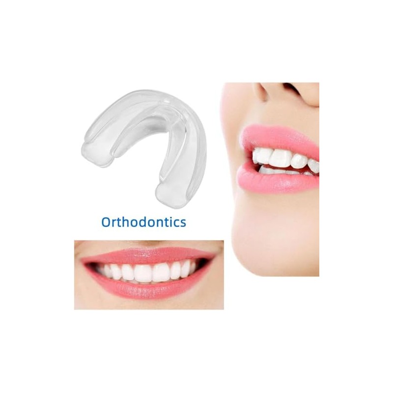 Bandejas dentales protectoras de silicona para brackets, multifuncionales, con clip