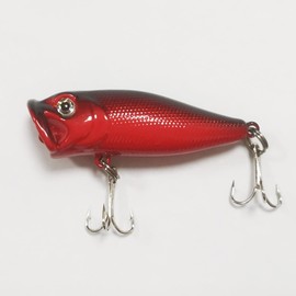 SEASKY Fishing Lure Mini Popper Top Water Splashes Swim Bait 1.77in 0.16oz (Fire Tiger)