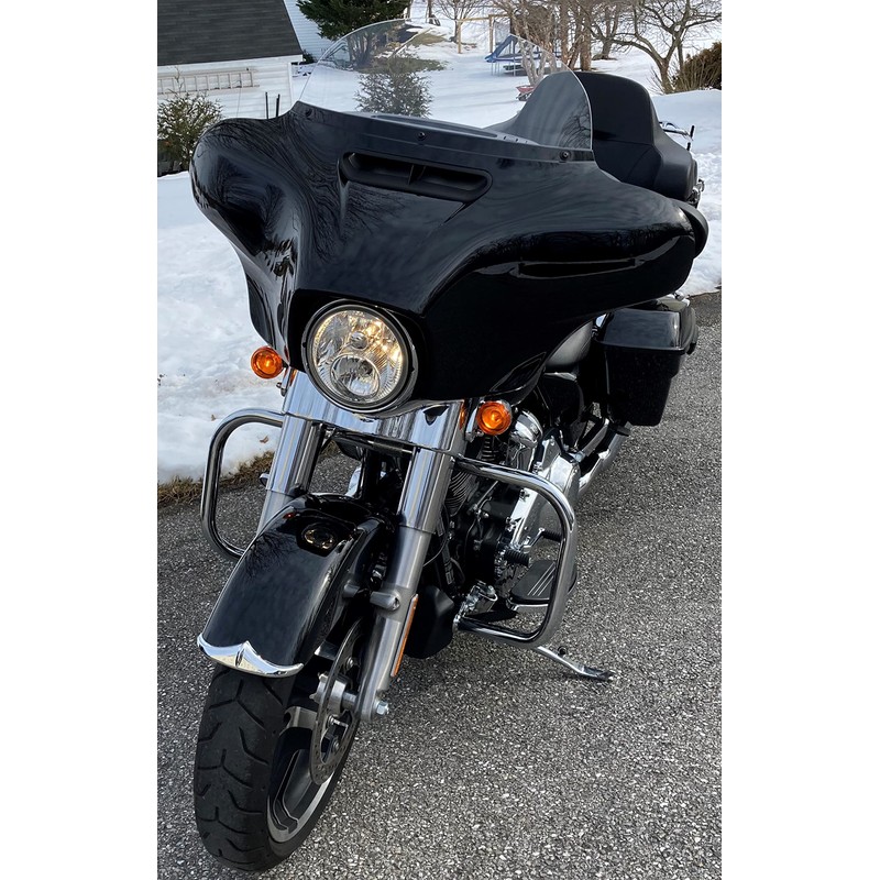 Sled Shields 8" CLEAR windshield compatible with Harley Davidson Street